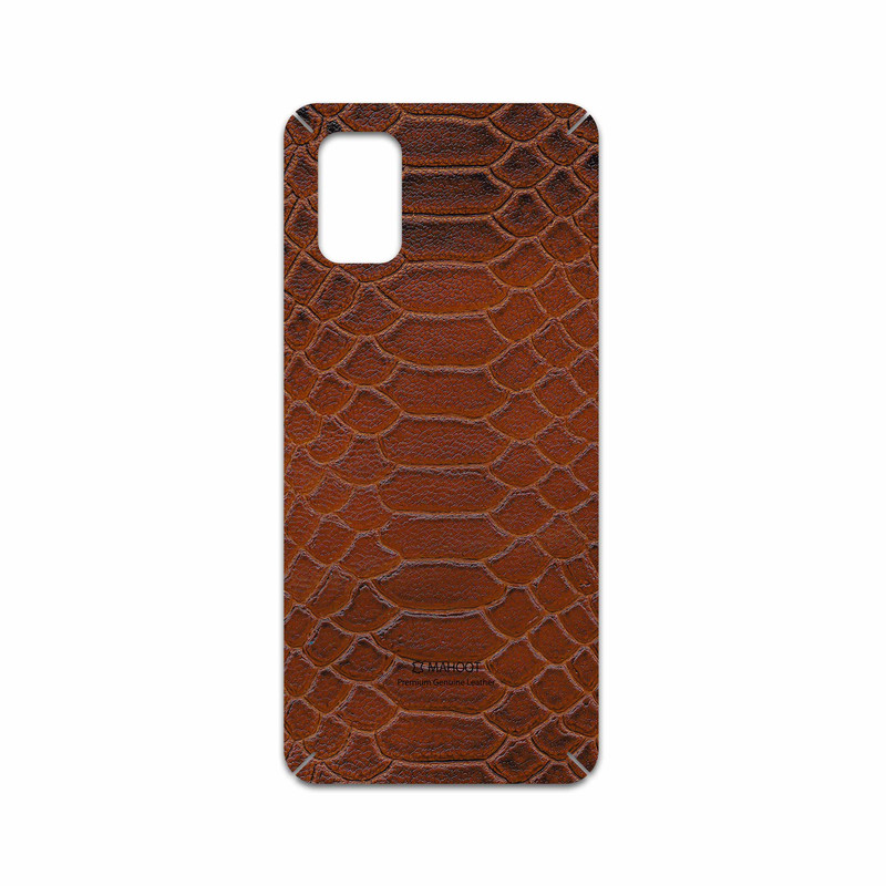 برچسب پوششی ماهوت مدل Brown-Snake-Leather مناسب برای گوشی موبایل سامسونگ Galaxy M51