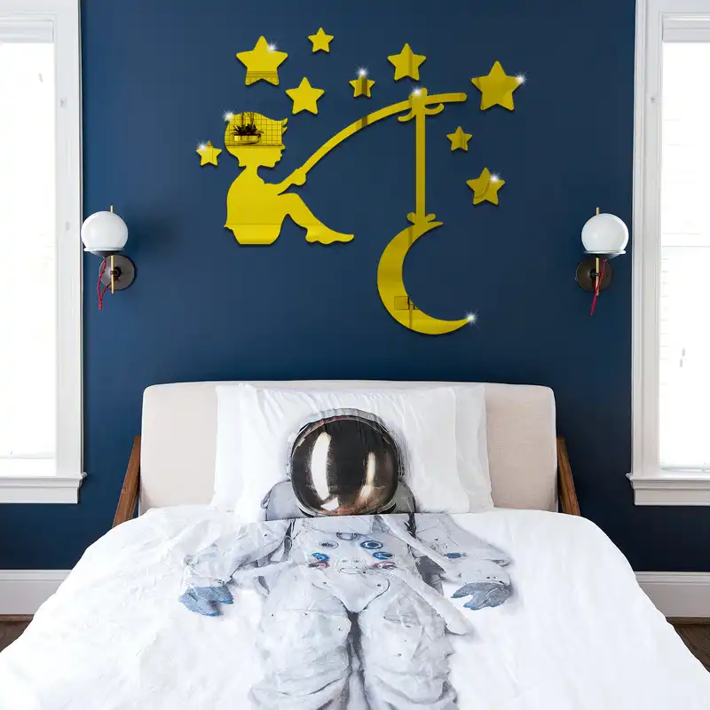 آینه مستر راد مدل ماه کد Boy and moon-G 10