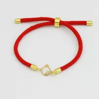 دستبند طلا 18 عیار زنانه با بند بافت مایا ماهک مدل MB1957 انار