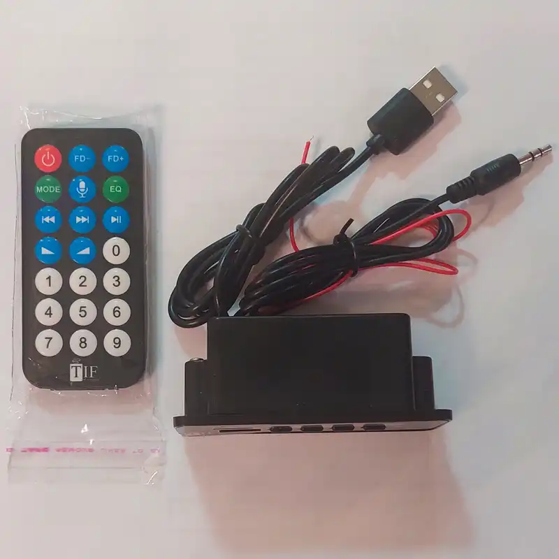 پخش کننده خانگی تیف مدل برد فلش خور وبلوتوث جعبه دار