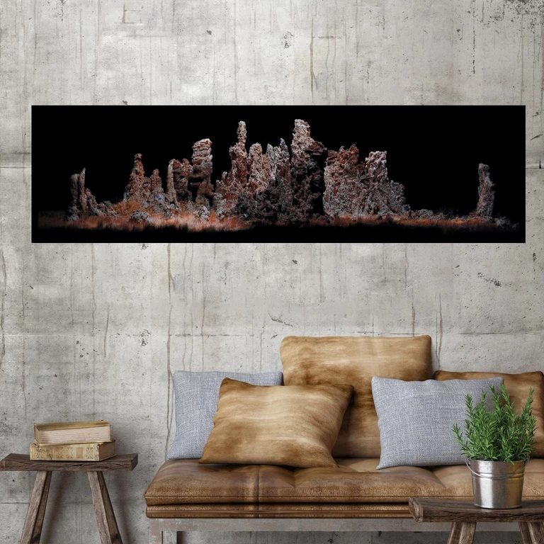 تابلو بکلیت طرح منظره کویری مدل کشیده B-7657