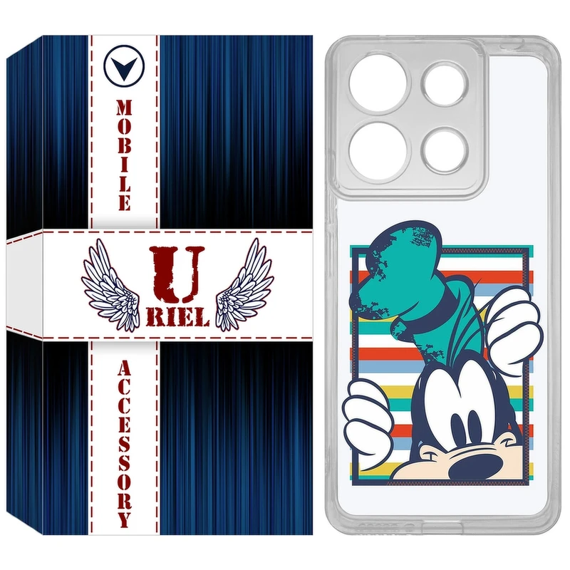 کاور یوریل  مدل Clear کد 2 طرح سگ مناسب برای گوشی موبایل شیائومی Redmi Note 13 4G