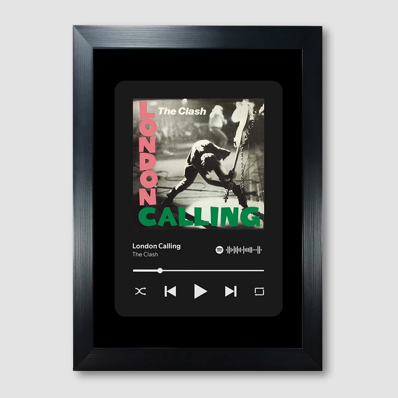 تابلو مدل موزیکال طرح London Calling by The Clash