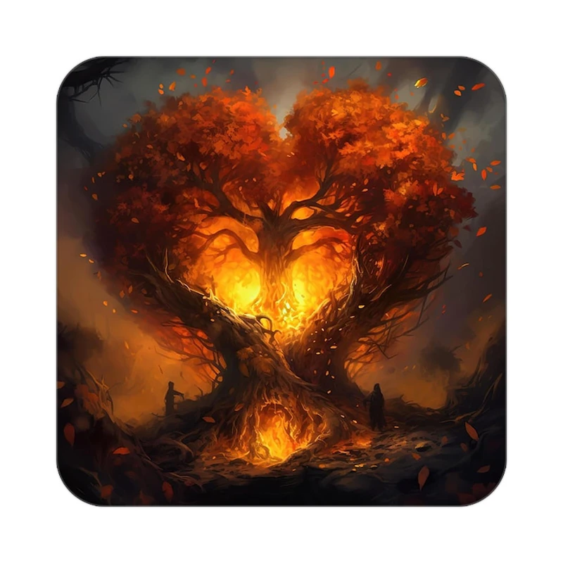 زیر لیوانی کاکتی مدل عاشقانه کد mp13781