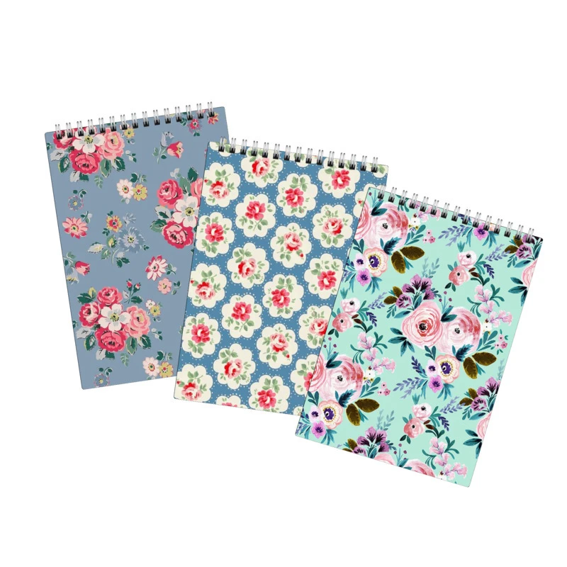 دفتر نقاشی 40 برگ لالالی لو طرح گل گلی کد 5 مجموعه 3 عددی