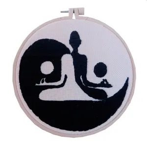 تابلو گلدوزی طرح یوگا کد 003
