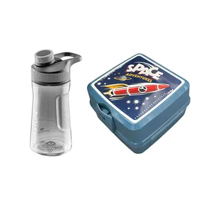 ست ظرف غذا و قمقمه کودک هوبی لایف مدل Space کد 061199