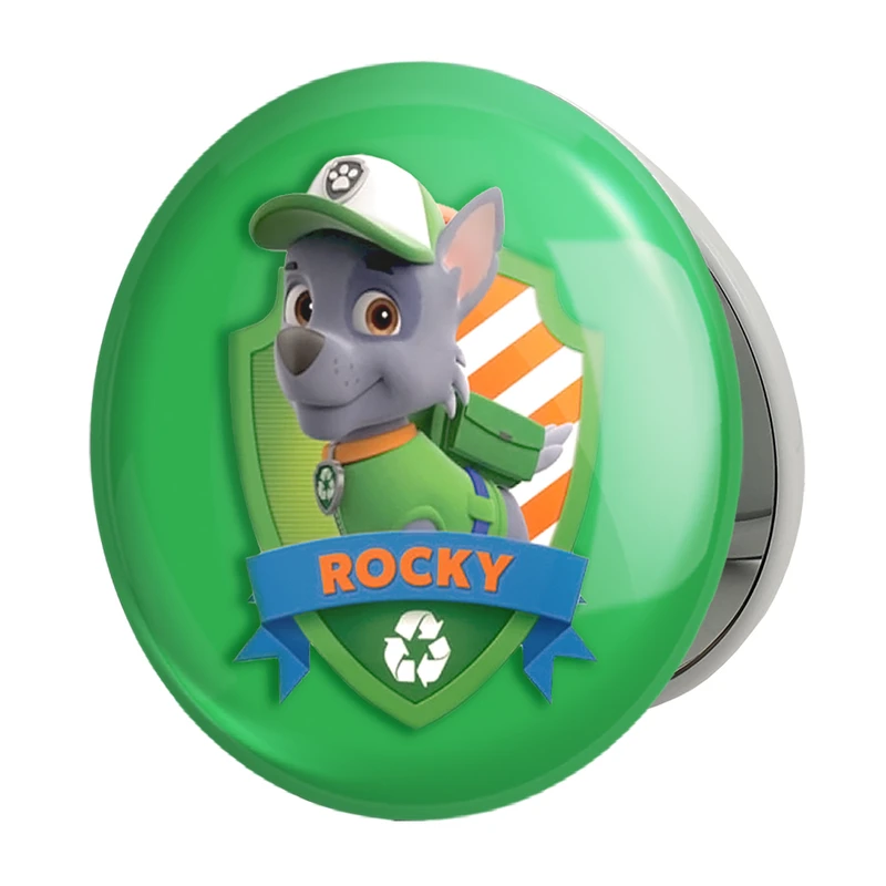 آینه جیبی خندالو طرح راکی سگ های نگهبان Paw Patrol مدل تاشو کد 4710 