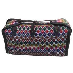 مفرش تزئینی مدل قشقایی کد 1001 بسته دو عددی