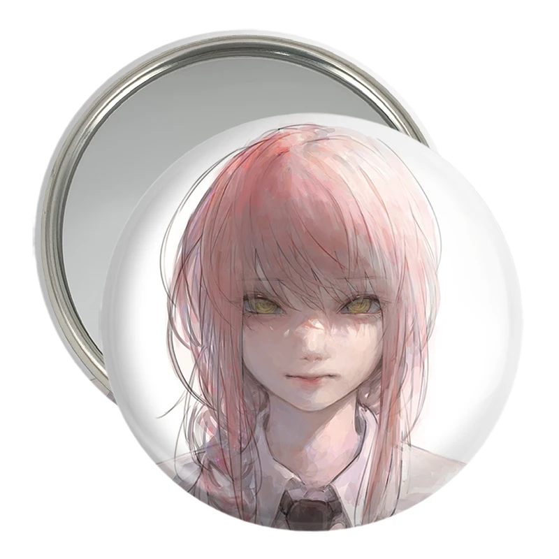 آینه جیبی خندالو مدل ماکیما انیمه مرد اره ای Chainsaw Man  کد 17974