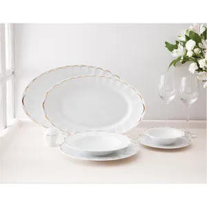 Zarin Iran Neoclassical Narsis Dinnerware Set 29 Pcs Top Grade