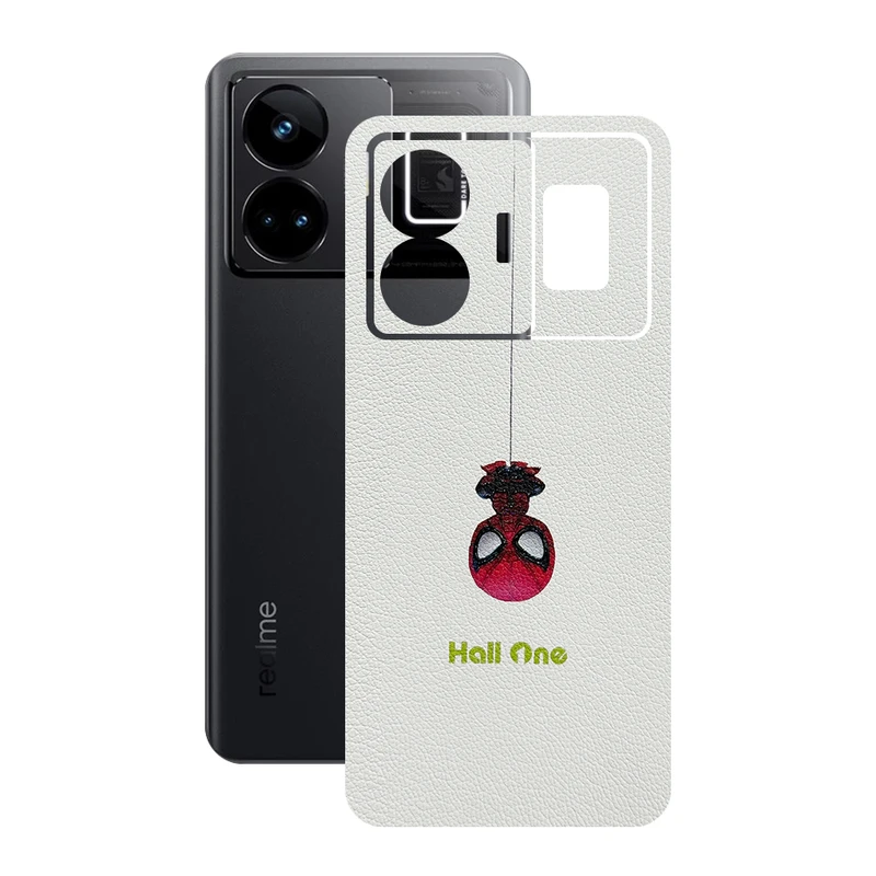 برچسب پوششی ریمکس مدل Leth طرح مرد عنکبوتی مناسب برای گوشی موبایل ریلمی GT3