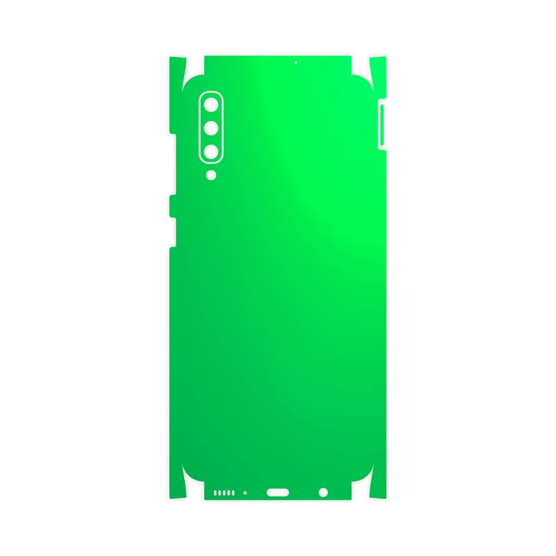 برچسب پوششی ماهوت مدل Full skin-Matte-Green مناسب برای گوشی موبایل سامسونگ Galaxy A50