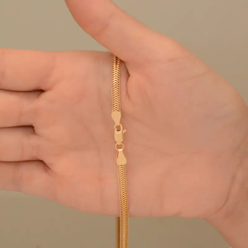 گردنبند طلا 18 عیار زنانه طلای مستجابی مدل آرتا کد 50