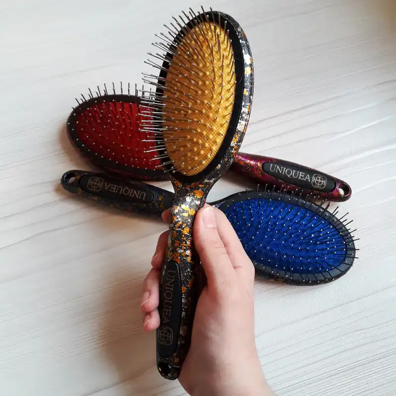 برس مو یونیکا طرح سرامیک بسته 48 عددی