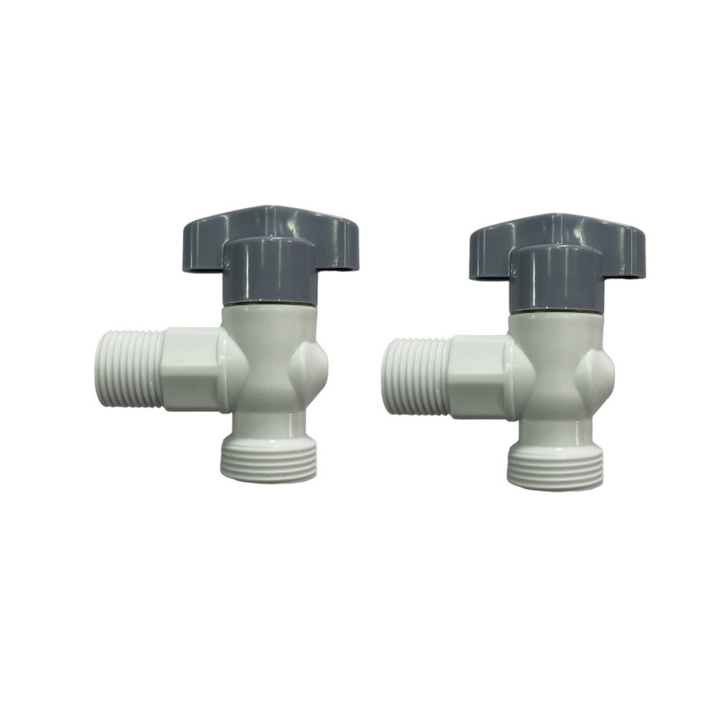 شیر ماشین لباسشویی مدل پلاستیکی مجموعه 2 عددی شیر ماشین لباسشویی مدل پلاستیکی مجموعه 2 عددی