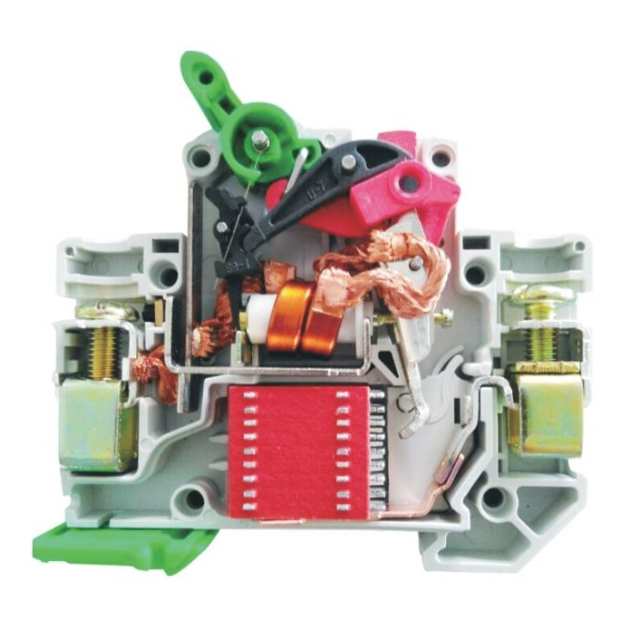 فیوز مینیاتوری تک فاز 25 آمپر گاسیا مدل C25 بسته  12 عددی