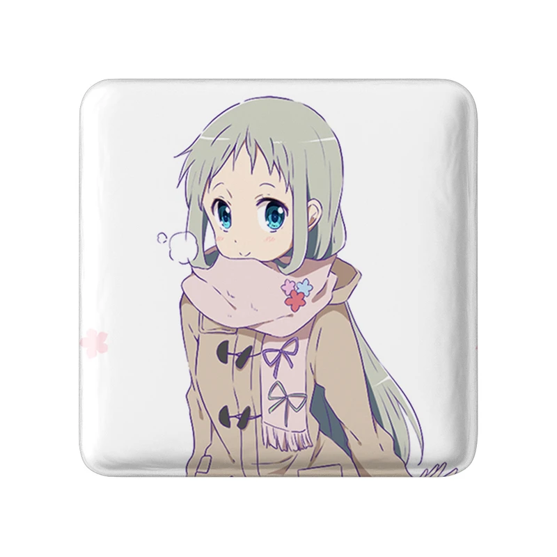 مگنت خندالو طرح میکو هونما انیمه آنوهانا مدل مربعی کد 31957