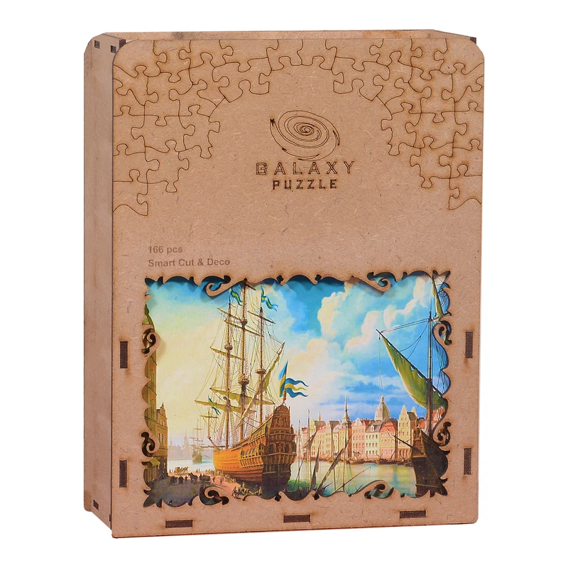 پازل 166 تکه گلکسی طرح کشتی کد 107