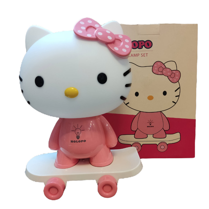 چراغ خواب کودک مدل دخترانه کیتی اسکیت سوار