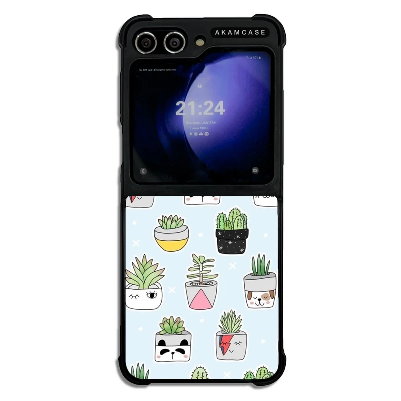 کاور آکام مدل AMC-WSGZFLIP5-CACTUS-45 مناسب برای گوشی موبایل سامسونگ Galaxy Z Flip 5