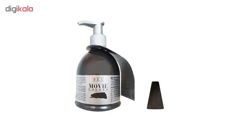 شامپو رنگ مو بس مدل 1221 حجم 250 میلی لیتر رنگ قهوه ای تیره