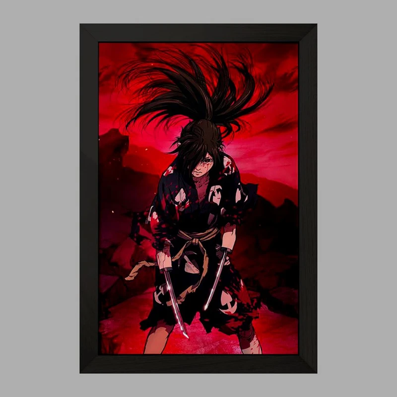 تابلو خندالو مدل هیاکومارو انیمه دورورو Dororo کد 28588