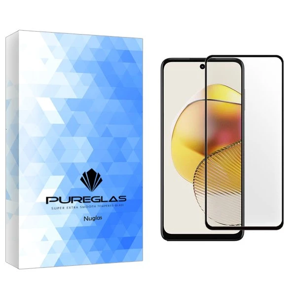 محافظ صفحه نمایش شیشه ای پیور گلس مدل NueGlas مناسب برای گوشی موبایل موتورولا Moto G73