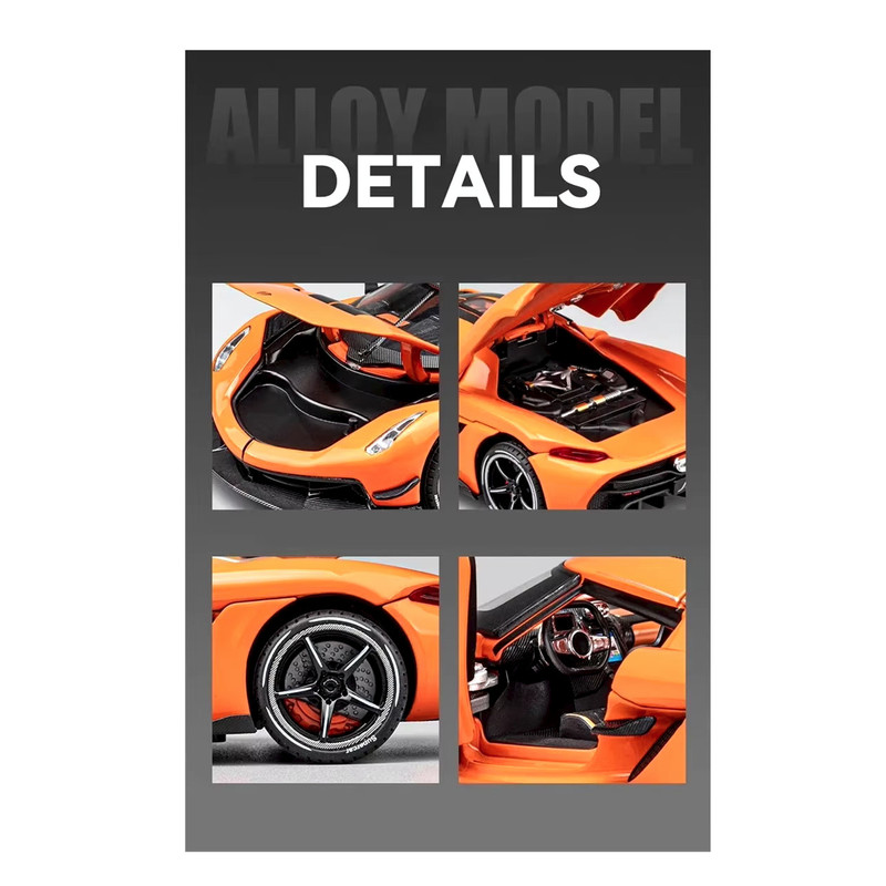 ماکت ماشین مدل فلزی KOENIGSEGG کد 296