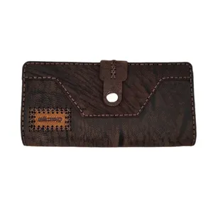 کیف پول مدل چرم طبیعی بزی دقت دو لتی NG-kf211