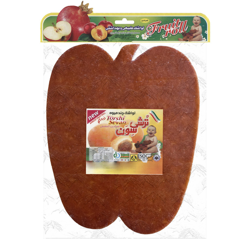 لواشک چند میوه زرد آلو ترش سون - 230 گرم بسته 5 عددی