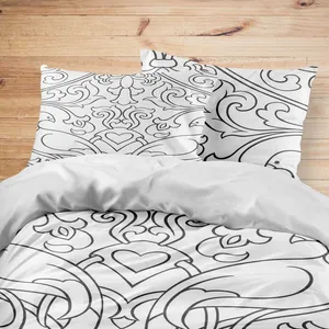 سرویس خواب مدوپد طرح همسر مدل mod00565 یک نفره 4 تکه