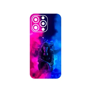MAHOOT Smoke Rainbow Digital Art 2 Cover Sticker for Apple iphone 13 Pro