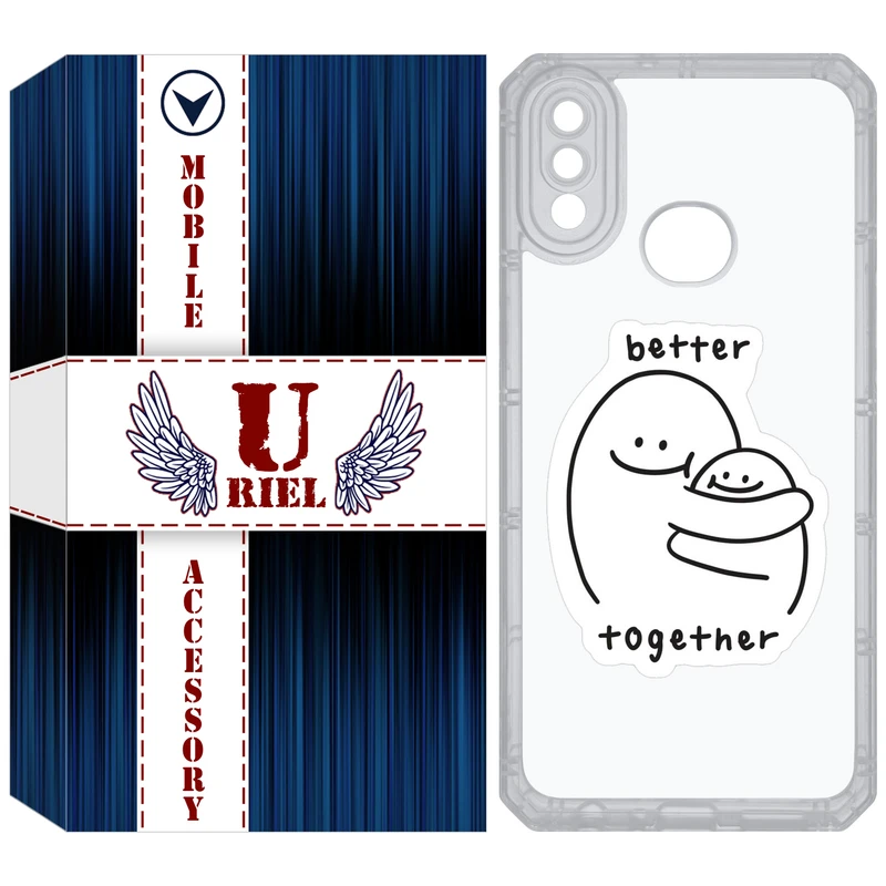 کاور یوریل مدل Clear کد 90 طرح Together مناسب برای گوشی موبایل سامسونگ Galaxy A10S / M10S