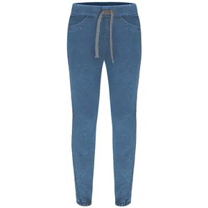 شلوار جین زنانه مدل گت دار 20 رنگ آبی روشن