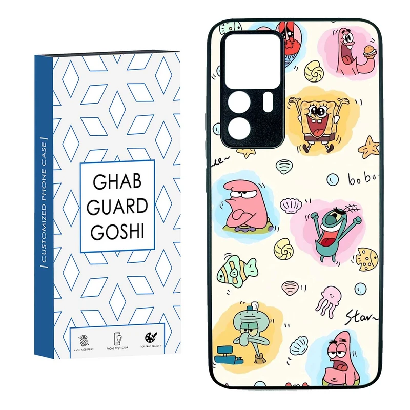 کاور قاب گارد گوشی طرح باب و پاتریک کد TPUBA-198 مناسب برای گوشی موبایل شیائومی  MI 12T / 12T PRO  