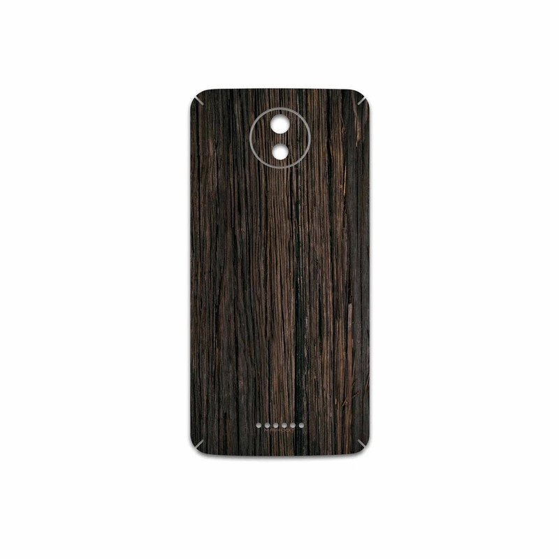برچسب پوششی ماهوت مدل Burned Wood مناسب برای گوشی موبایل موتورولا Moto C Plus