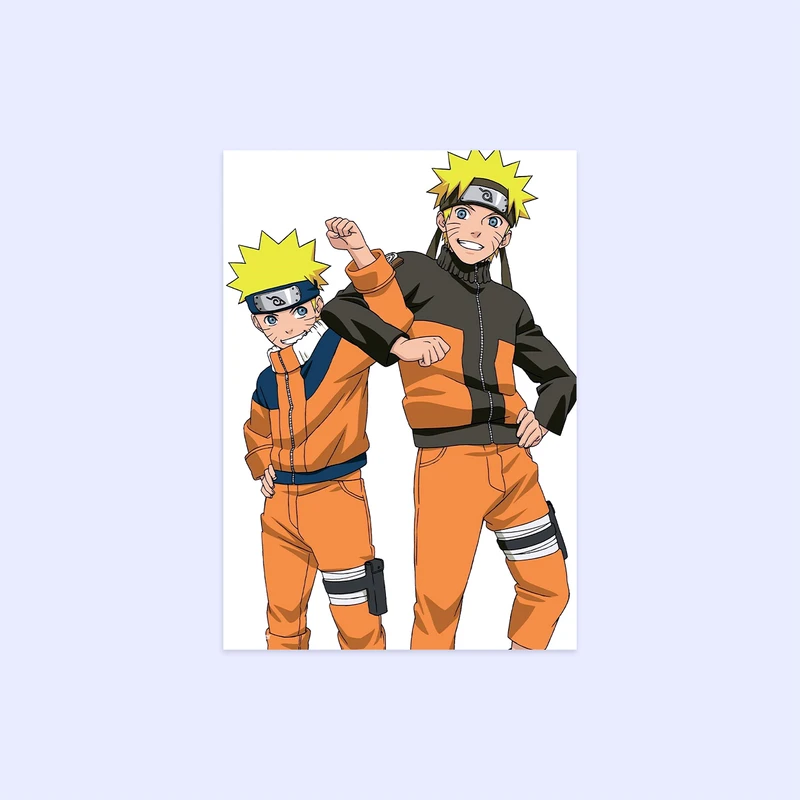 پوستر هومرو مدل فلزی طرح انیمه ناروتو کد PS1325