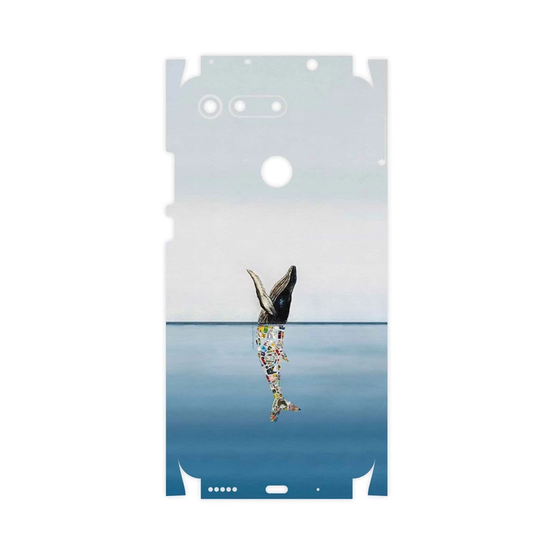 برچسب پوششی ماهوت مدل Collage of Sea Trash-FullSkin مناسب برای گوشی موبایل آنر View 20