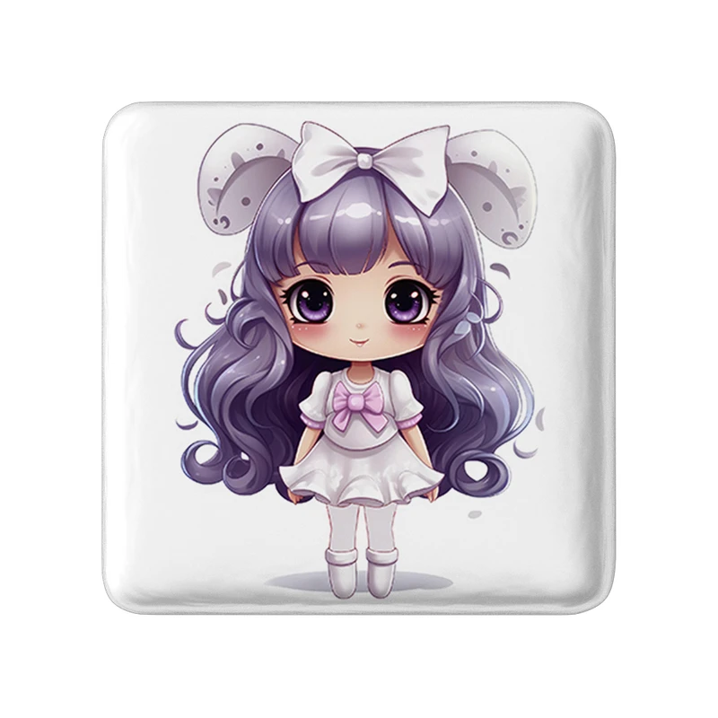 پیکسل خندالو طرح دخترانه (Girlish) مدل مربعی کد 36891