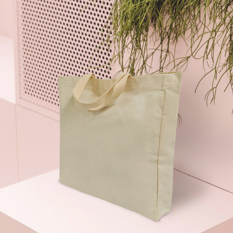 ساک دستی مدل پارچه ی کتان کد 01