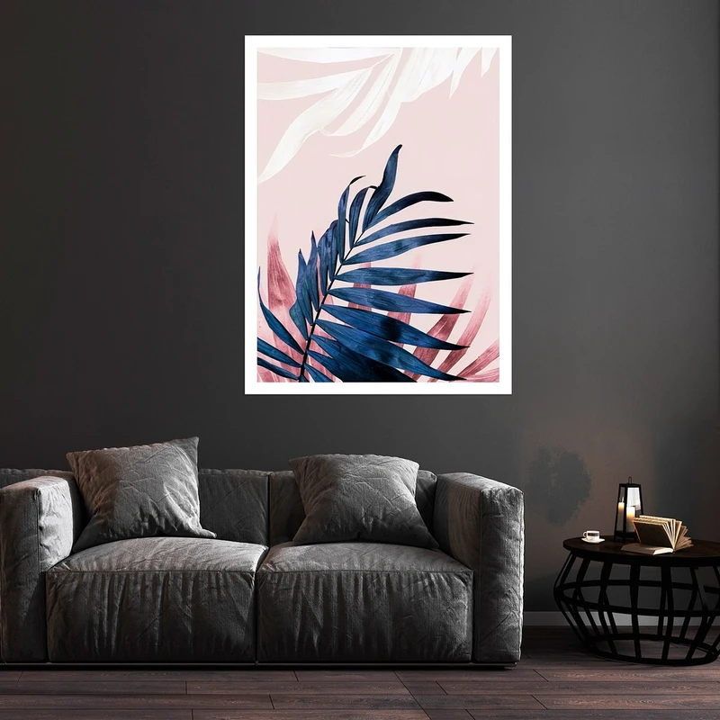 تابلو بکلیت طرح مدرن نقاشی آبرنگی مدل قاب شاسی W-S10179