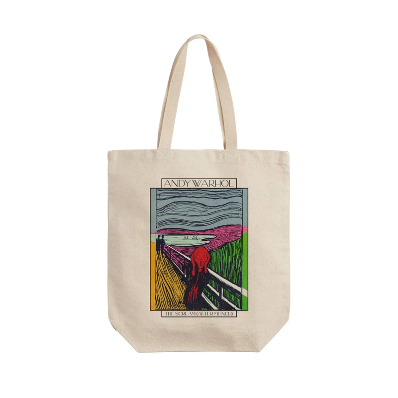 ساک خرید ترمه طراحان ایده مدل جیغ از وارهول کد art0886 - L