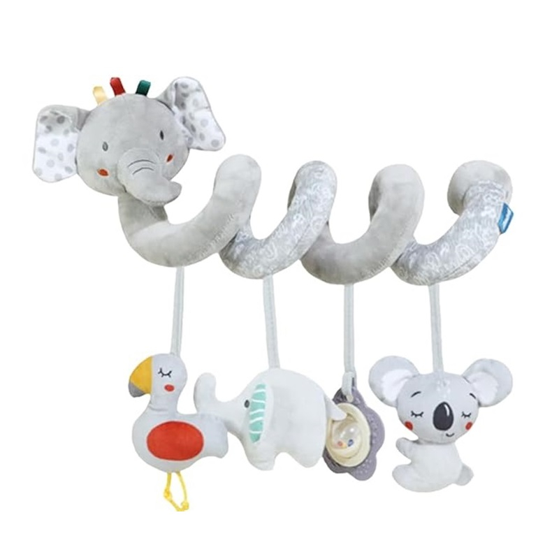 آویز تخت کودک مدل مارپیچ فیل خندانک