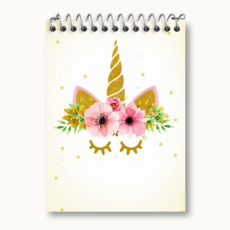 دفتر یادداشت 50 برگ خندالو مدل اسب تک شاخ کد 24886