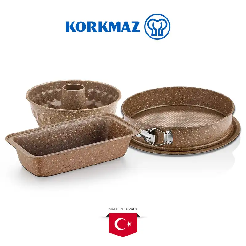 قالب کیک کرکماز مدل TORTA-A767 مجموعه 3 عددی