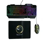 کیبورد و ماوس مخصوص بازی وریتی مدل V-KB6111GCW به همراه ماوس پد