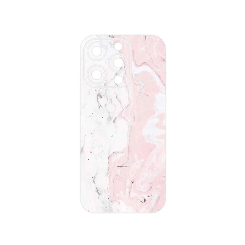 برچسب پوششی ماهوت مدل Blanco_Pink_Marble مناسب برای گوشی موبایل اپل iPhone 14 Pro