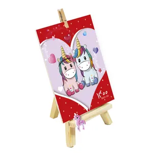 	 تقویم رومیزی سال 1400 طرح اسب تک شاخ مدل unicorn G2