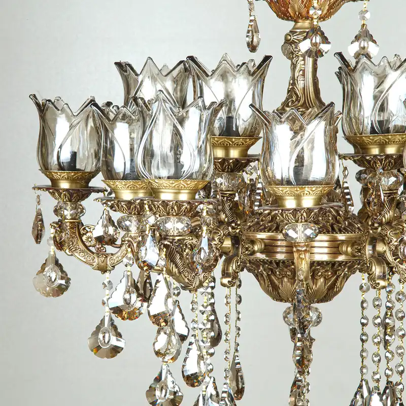 لوستر 18 شعله چشمه نور کد S3643/6+12-A